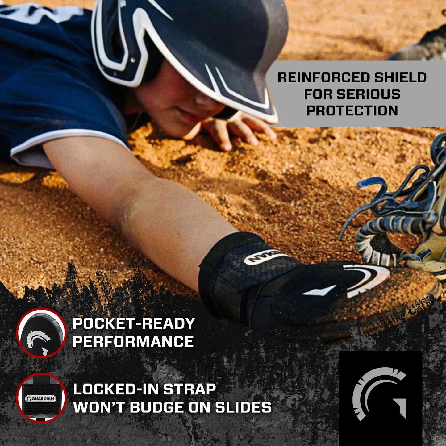 Elevate Your Game with the Guardian Sport Sliding Mitt - Adult Regular Protective Baseball Hand Guard - 1 Pack
