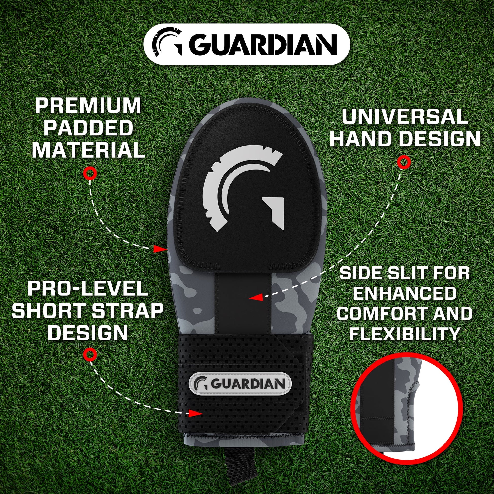 Elevate Your Game with the Guardian Sport Sliding Mitt - Adult Regular Protective Baseball Hand Guard - 1 Pack